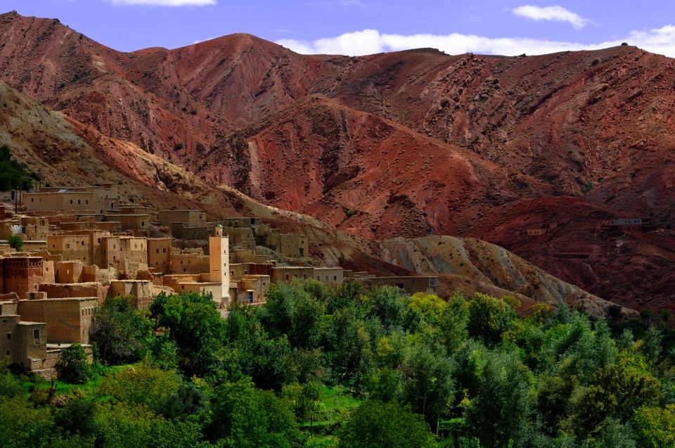Village in the mountains, Morocco - Image by Kristian Bertel
