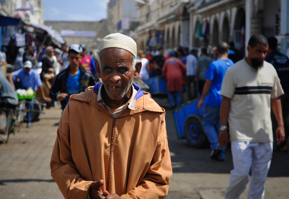 Man in Essaouira, Morocco - Image by Kristian Bertel