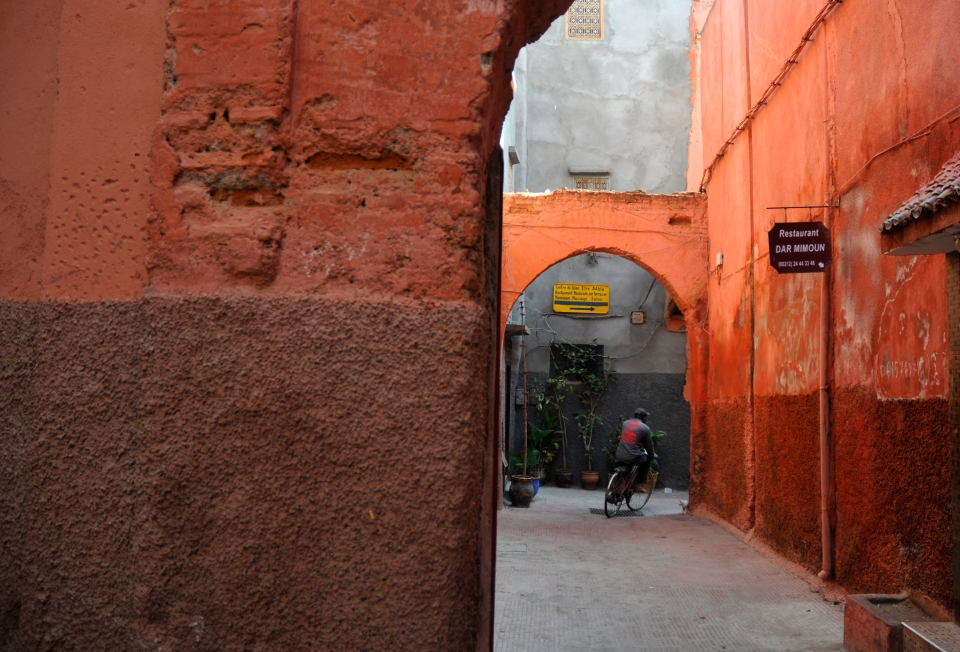 Cycling in Marrakech, Morocco - Image by Kristian Bertel